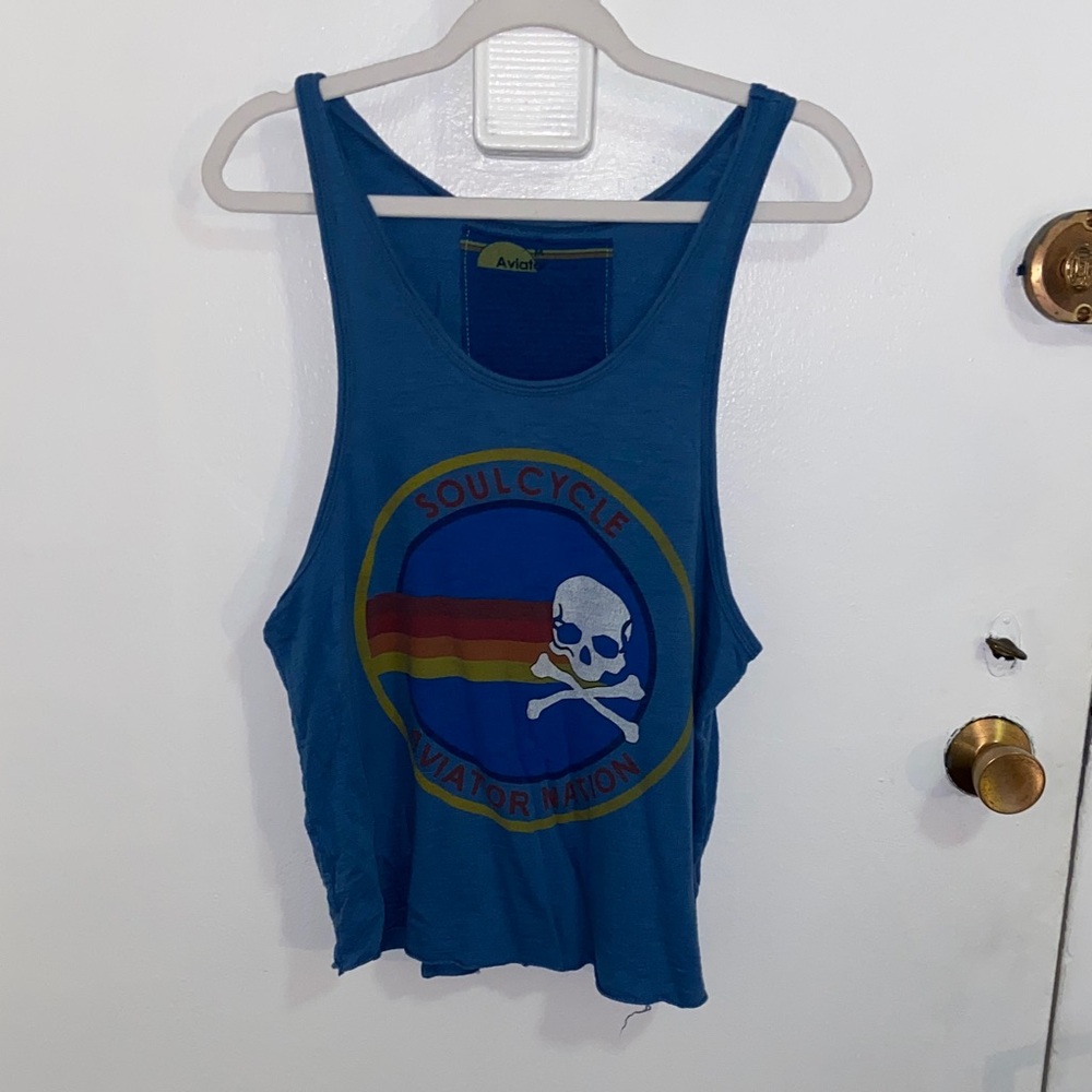 ✨Aviator Nation x SoulCycle baggy tank